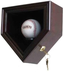 Baseball Display Case Cabinet Holder